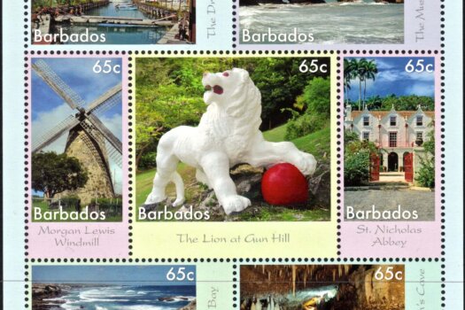 Seven Wonders of Barbados - 65c Mini Sheet - Barbados SGMS1411